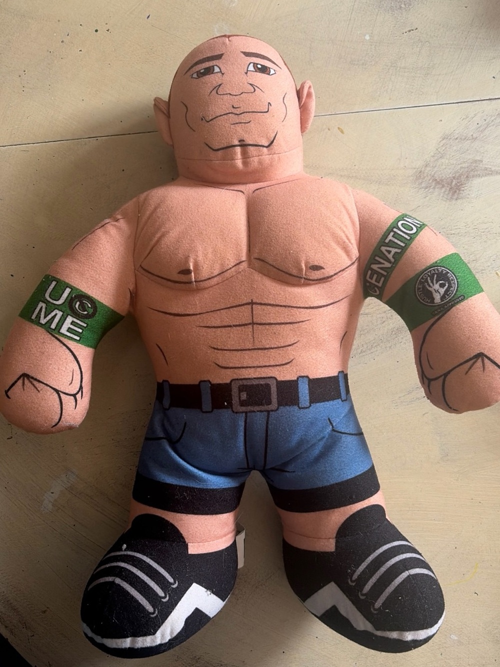 WWE John Cena Cenation Plush Wrestler Doll 2011  16" Brawlin Buddies Plush Works